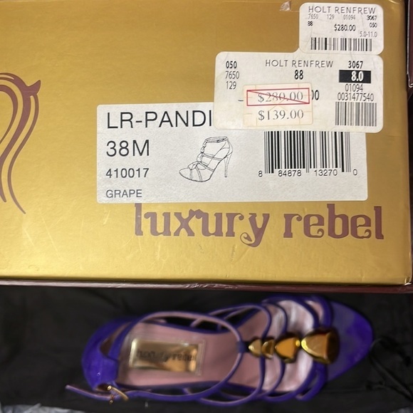 Luxury Rebel Suede Stiletto Pumps  , Size 8.0 - Picture 6 of 6